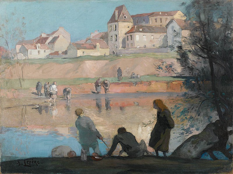 La Bièvre à Gentilly, Auguste Lepère, 1907 (Vers)