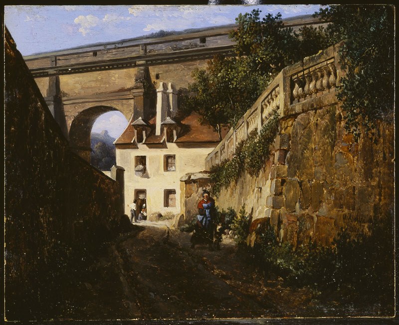 L'aqueduc d'Arcueil en 1820, Огюст-Ксавье Лепренс, 1820