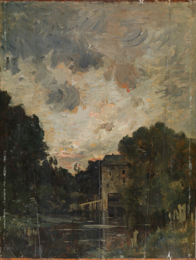 Vieux moulin de Saint-Ouen, Edmond-Charles-Joseph Yon, 1868