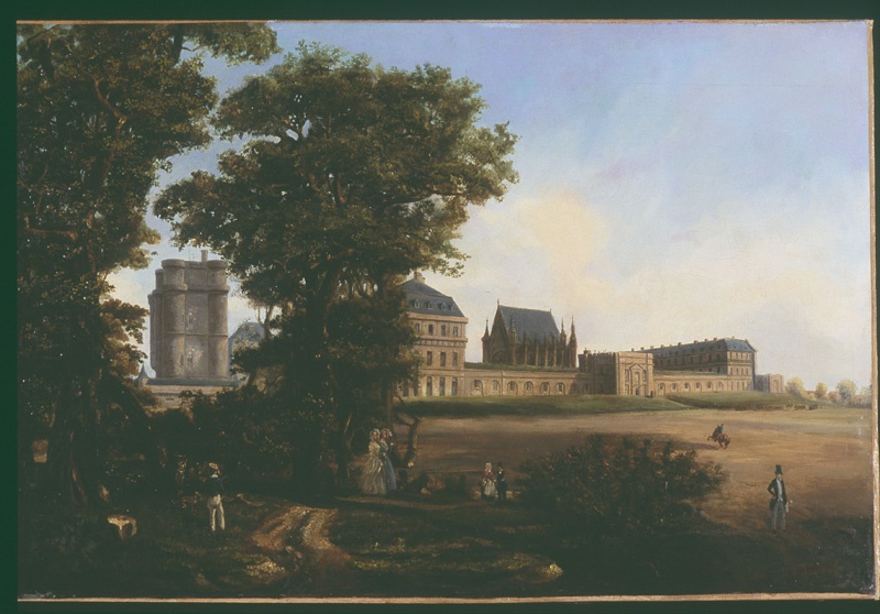 Vue de Vincennes (Inventaire), Jean Victor Bertin, 1840 (Vers)