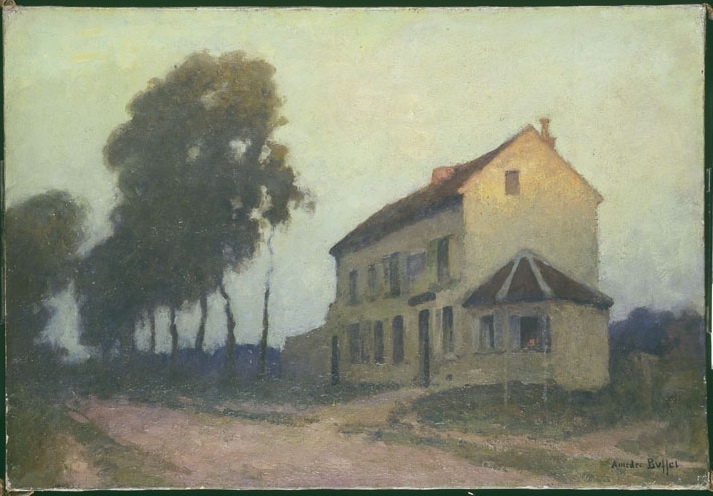 L'Auberge isolée à St Brice-sous-Forêt, Amédée Buffet, 1e moitié 20e siècle