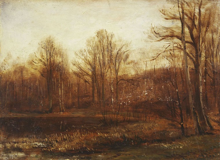 Etang de l'Ecrevisse (Forêt de Meudon), Charles Mercier, 1893