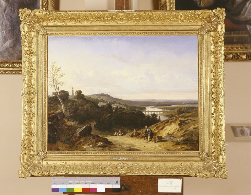 Saint-Cloud et la lanterne de Démosthène, Léon Fleury, 1837