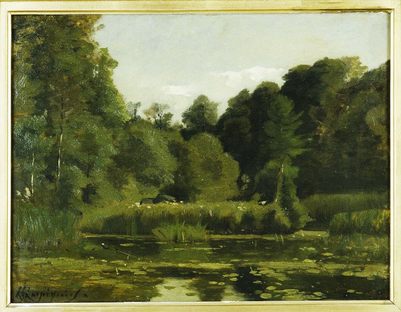 La mare en forêt, Henri Joseph Harpignies, 19e siècle