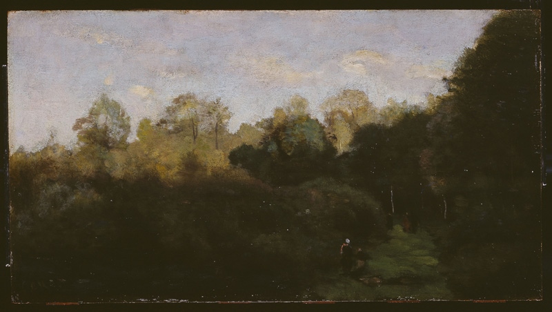 Dans le bois de Ville d'Avray, Camille Corot, 19e siècle