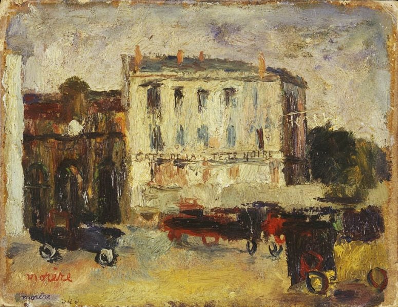Le Café de la tête noire à Saint-Cloud et la gare_0