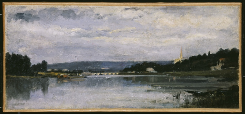 La Seine à Saint-Cloud, Stanislas-Victor-Edouard Lépine, 2e moitié 19e siècle