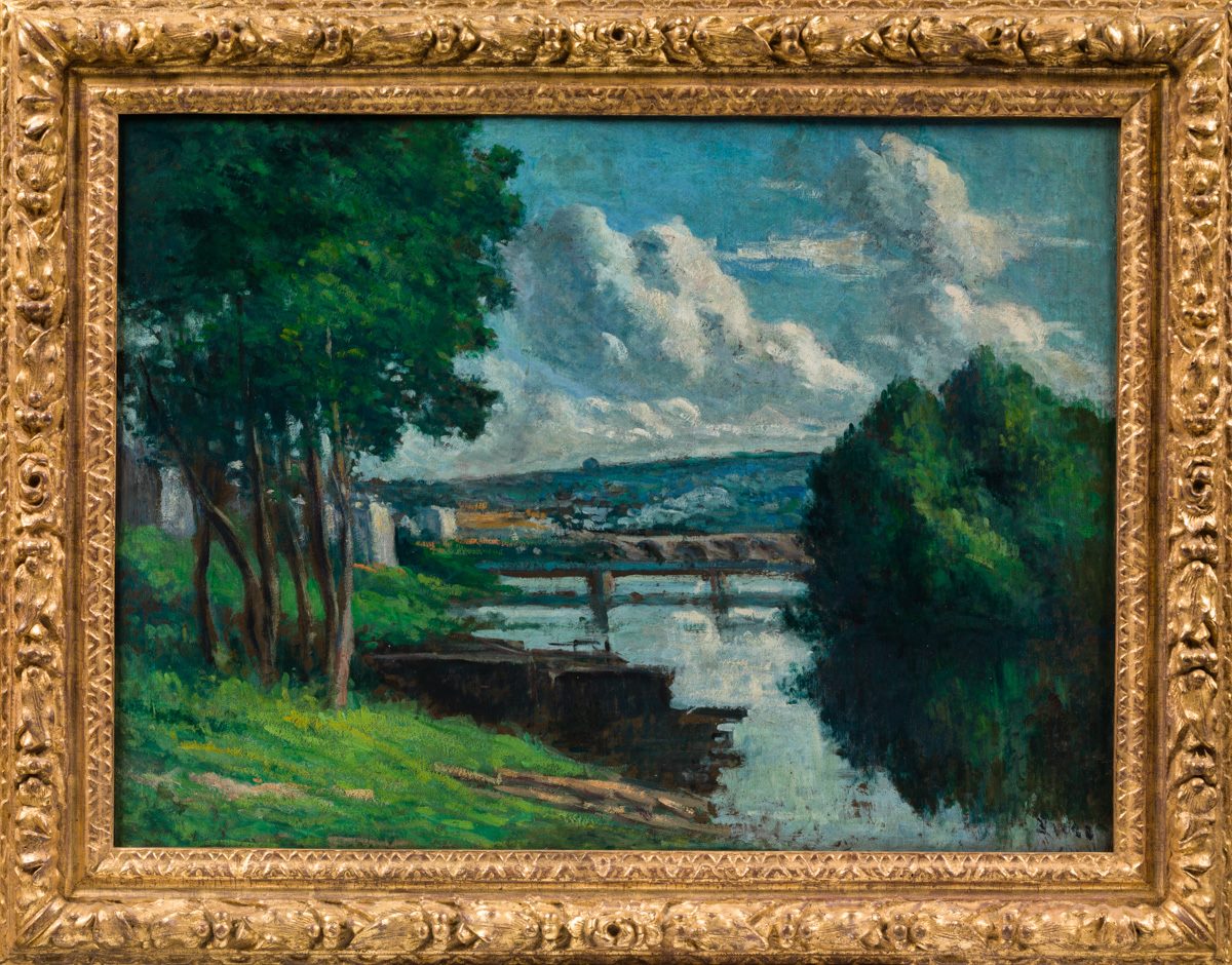 La Seine au pont d'Issy (Inventaire), Максимильен Люс, 1920