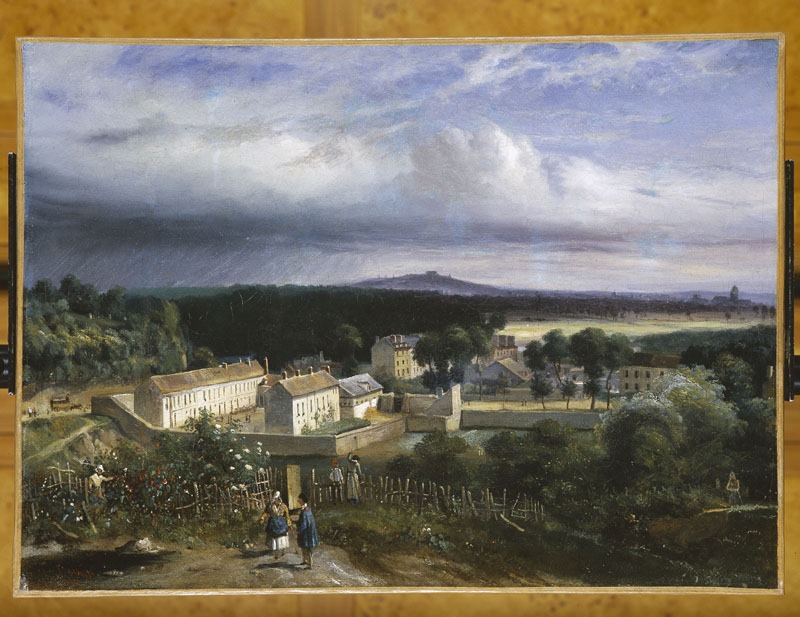 Sèvres, la manufacture et le Mont Valérien, Constant Troyon, 19e siècle