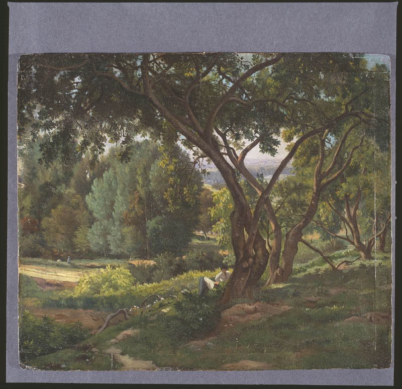 Vue de Montmorency, Alexandre Desgoffe, 1853-1854