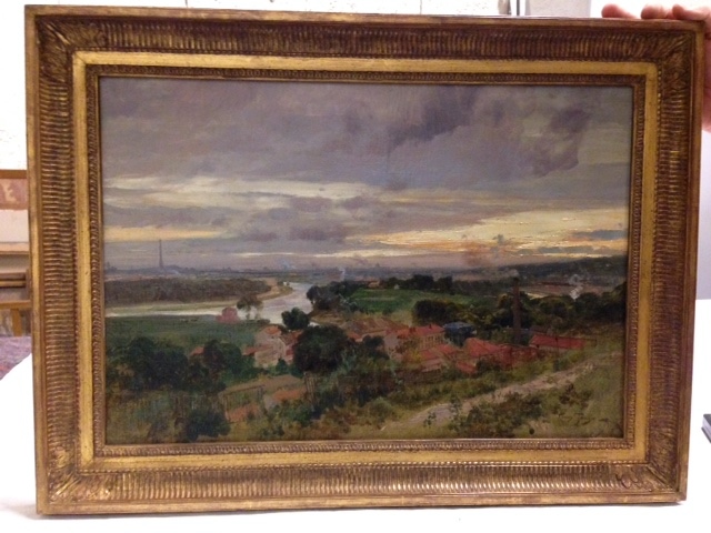 Vue de Paris prise de Meudon, Louis Tauzin, 4e quart 19e siècle
