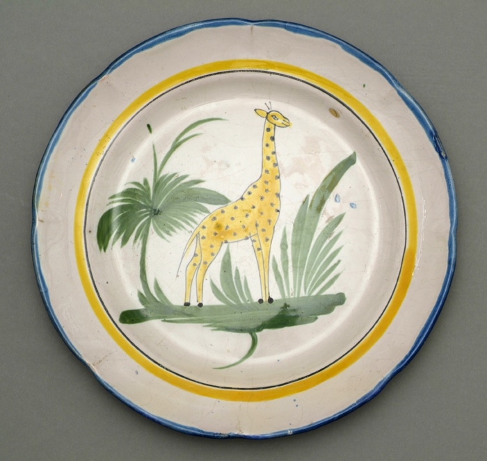 Assiette à la girafe_0