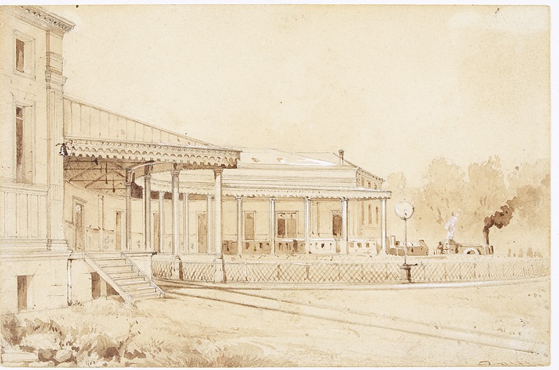L'aboutissement de la ligne de Seaux à Denfert Rochereau, Jean-Jacques Champin, 1850 (Vers)