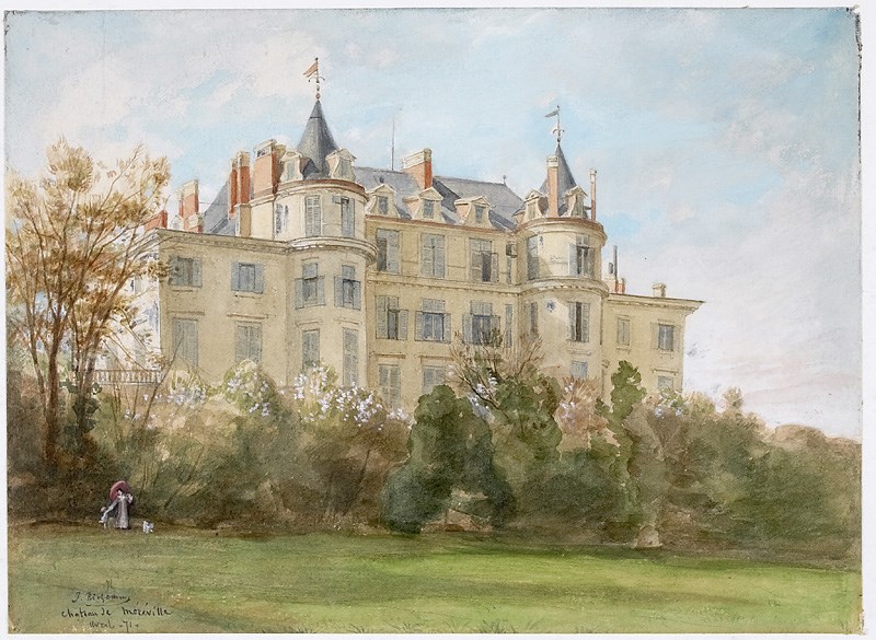 Le château de Méréville, Jules Richomme, 1871