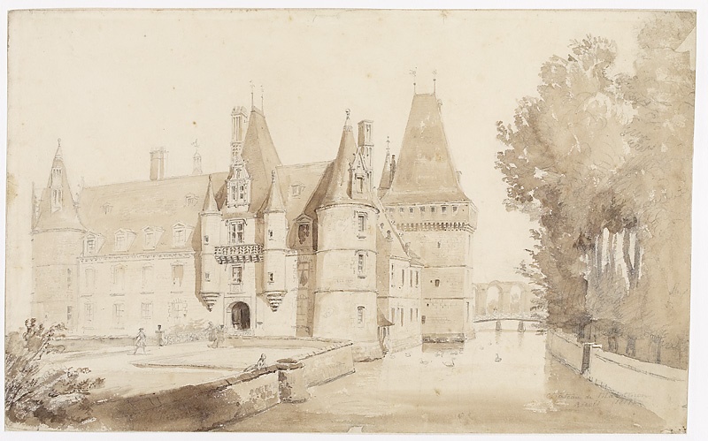 Le château de Maintenon, François-Edme Ricois, 1817