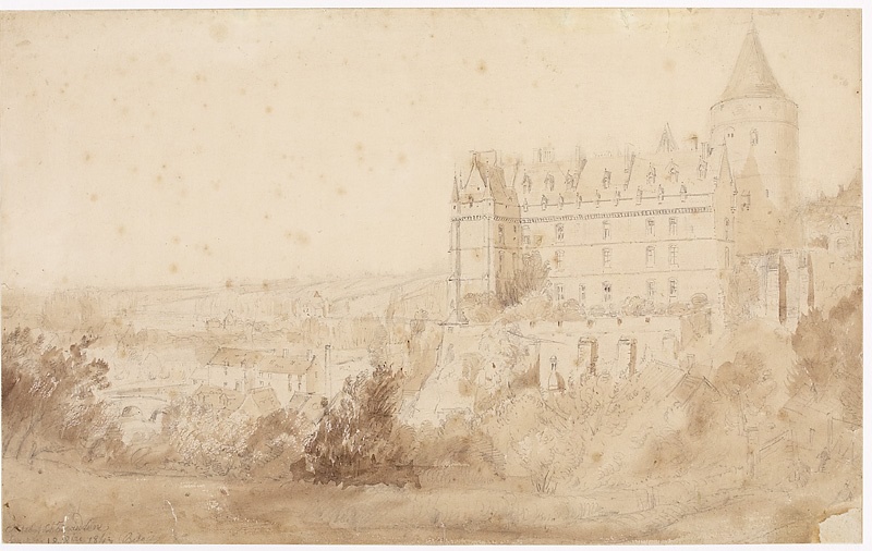 Le Château de Chateaudun, François-Edme Ricois, 1847