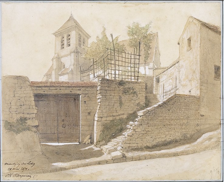 L'Eglise de Montigny-sur-Loing, Philippe Marie Chaperon, 1871