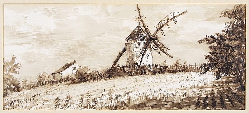 Le Moulin d'Orgemont, Alfred Taiée, 1875