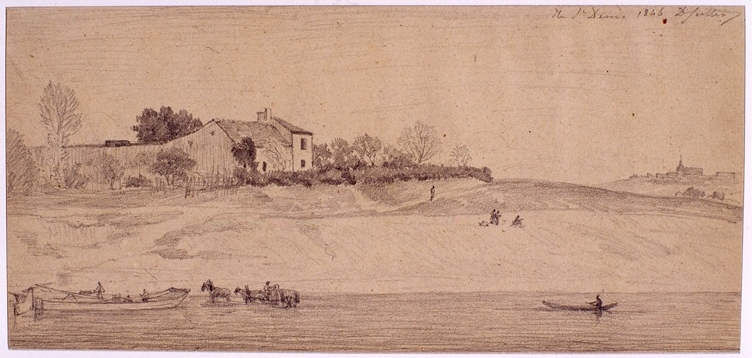 L'Ile Saint-Denis, David Sutter, 1846