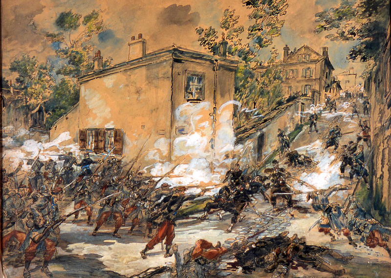 Scène de combat à Montmartre_0