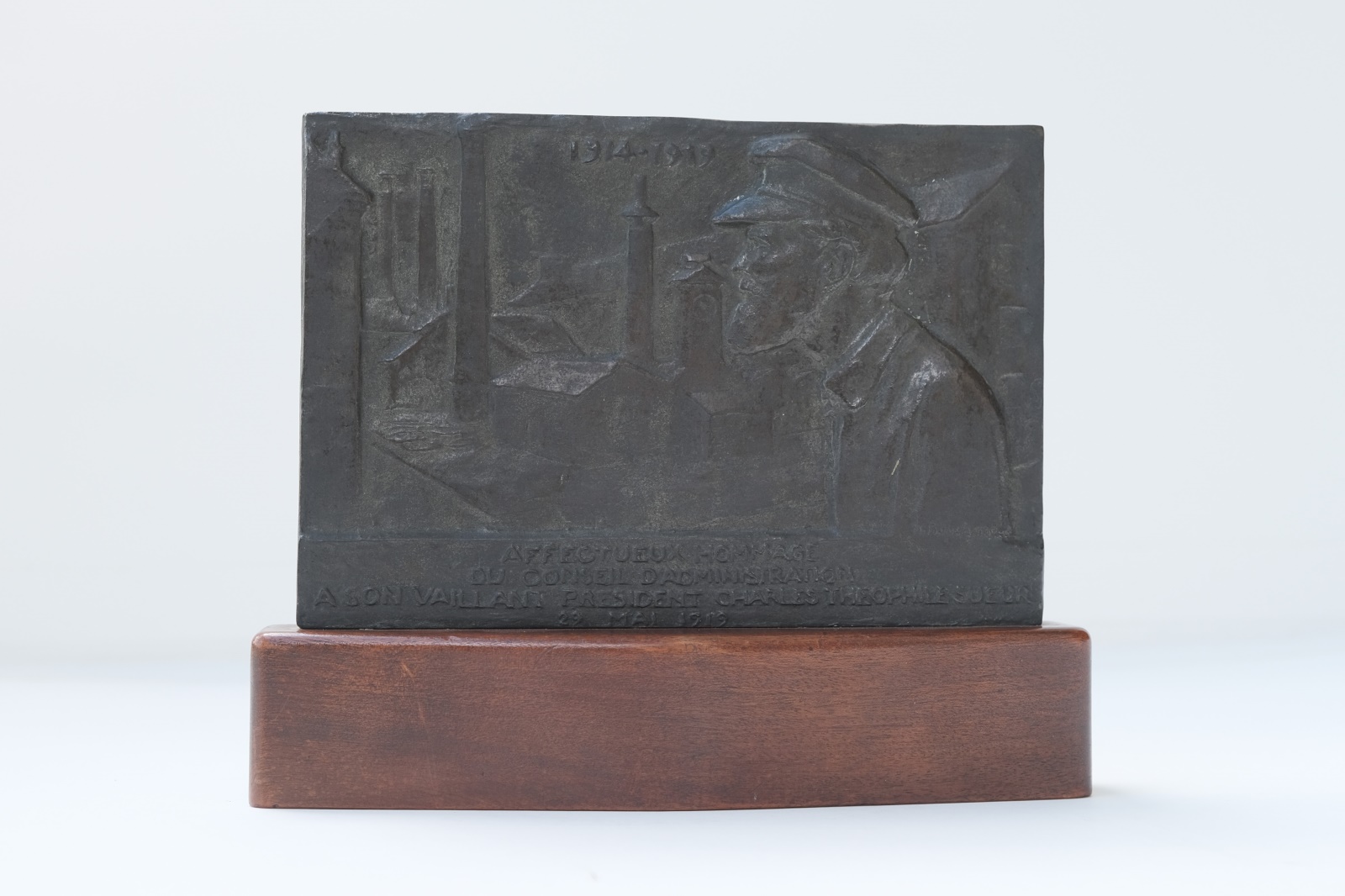 Affectueux hommage du conseil d'administration à son vaillant président Charles Théophile Sueur, Henri Bouchard, 1919