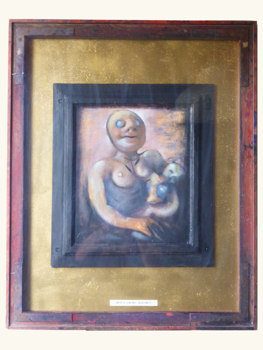 Mère à l'enfant, Auschwitz, Yvan Ropars, 4e quart 20e siècle