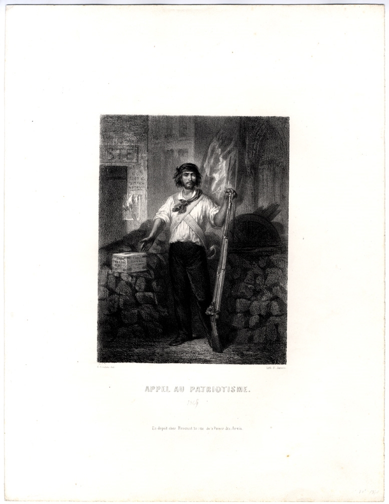 Appel au patriotisme, Georges Alexandre Fischer, 1849