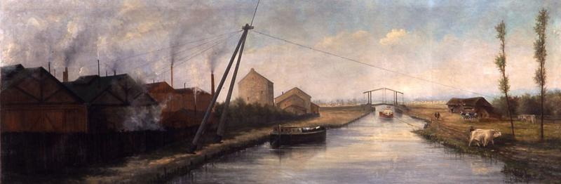 Canal Saint-Denis, Emile Robin, 1904