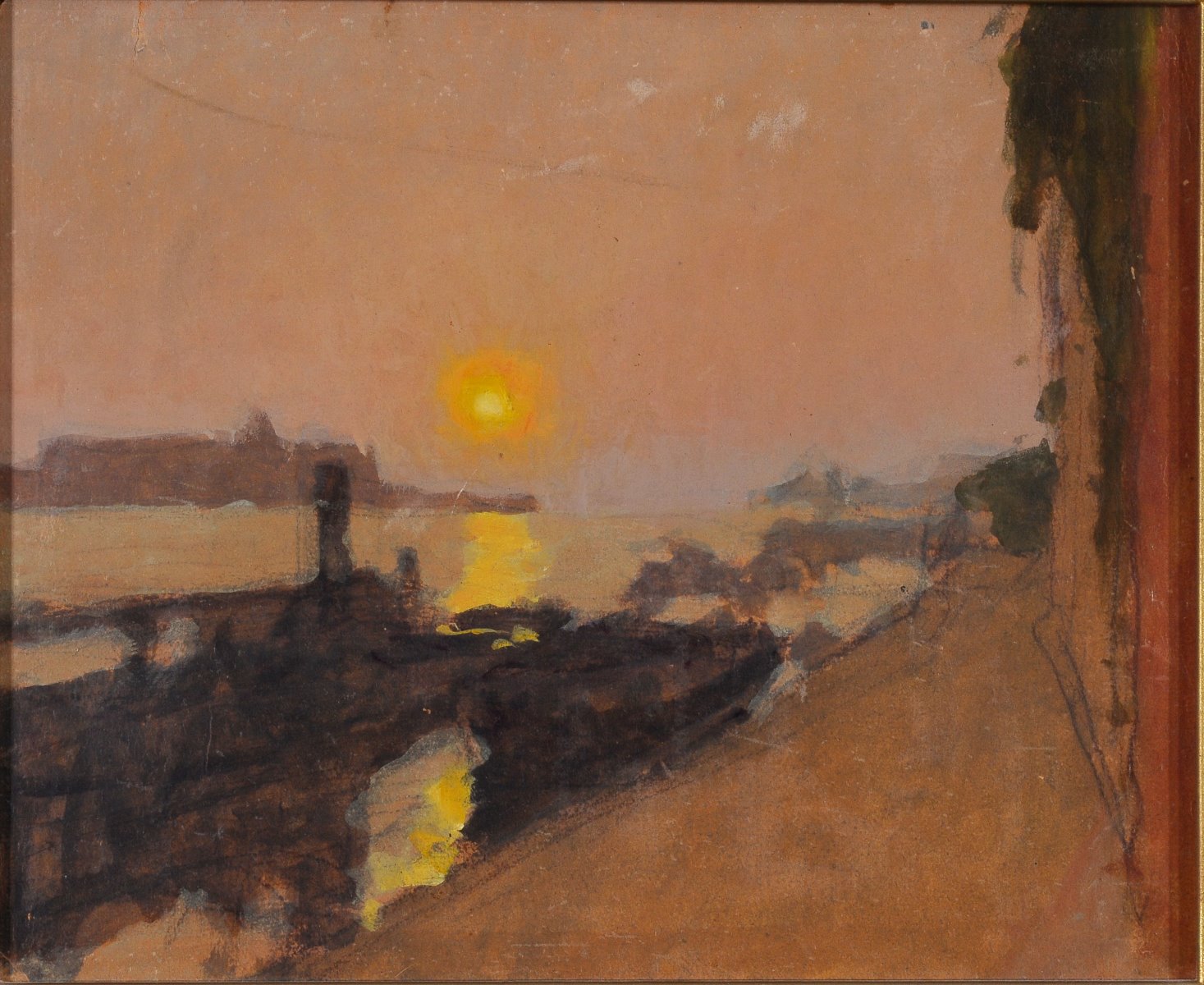 Coucher de soleil à Venise, Maurice Joron, 1918 (c)