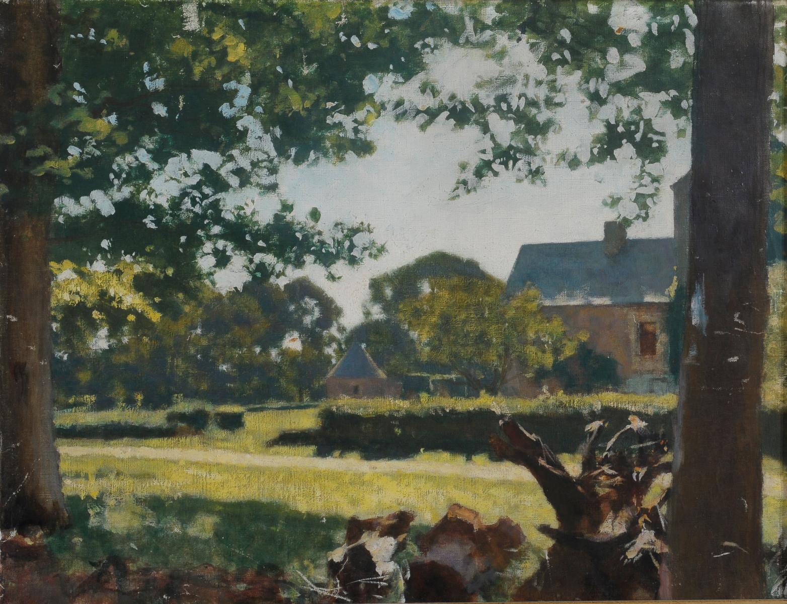 Paysage à Garnetot, Maurice Joron, 1918