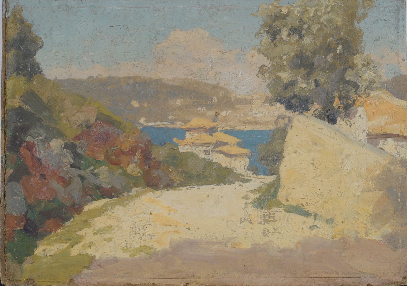 Paysage de la Côte d'Azur, Maurice Joron, 1910 (c)