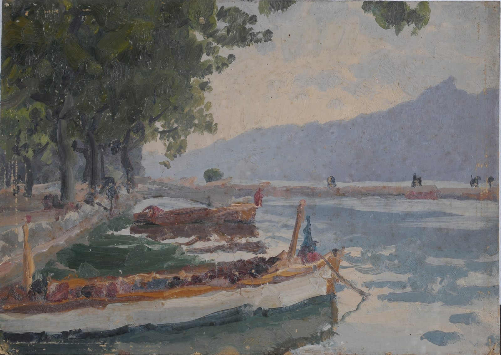 Bord de lac, Maurice Joron, 1910 (c)