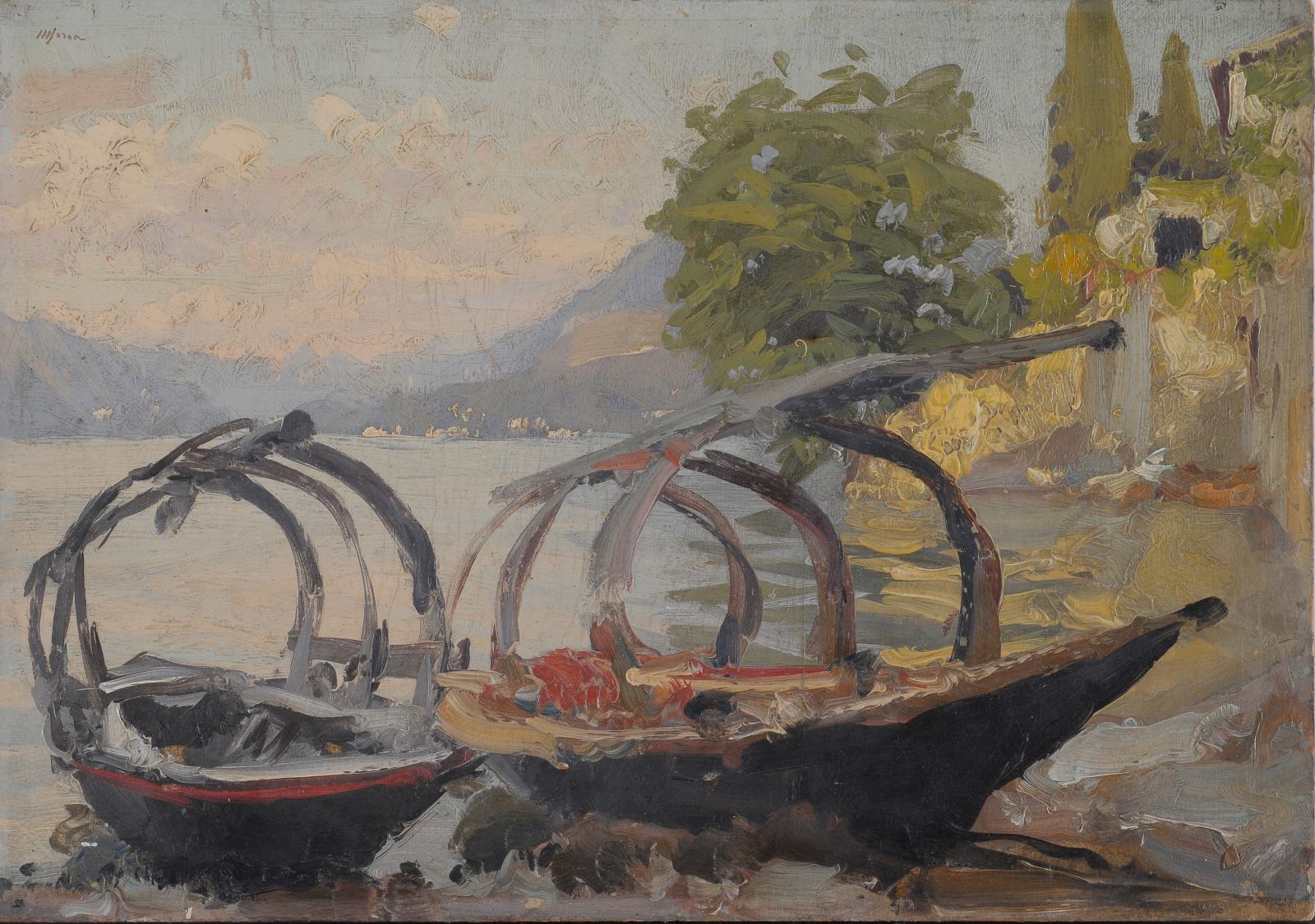 Bord de lac, Maurice Joron, 1910 (c)