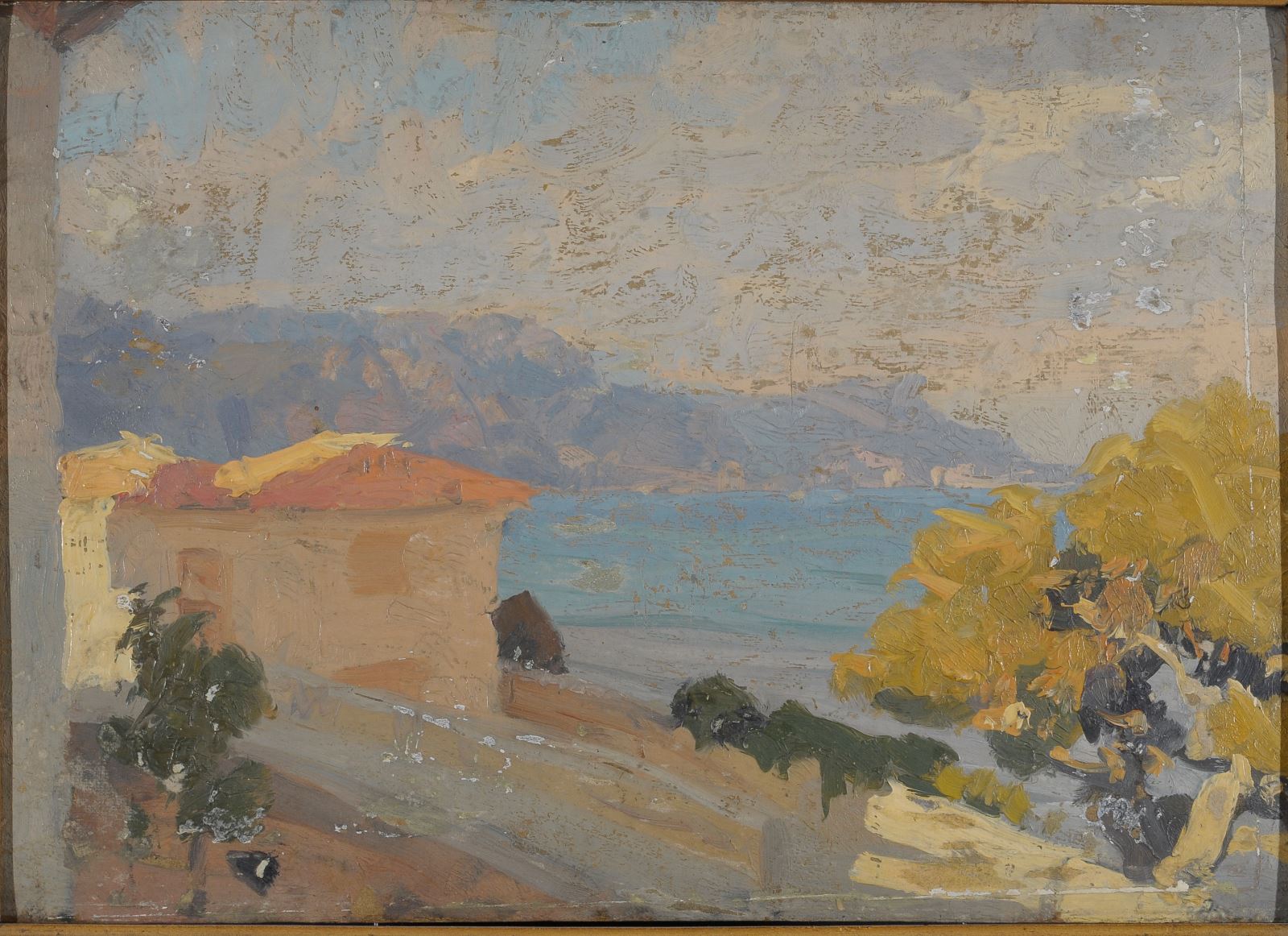 Paysage de la Côte d'Azur, Maurice Joron, 1910 (c)