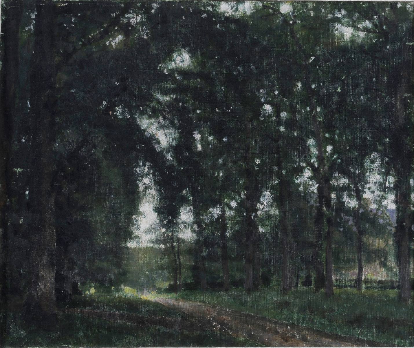 Paysage de Normandie, dans les environs du château de Garnetot, Maurice Joron, 1918 (c)