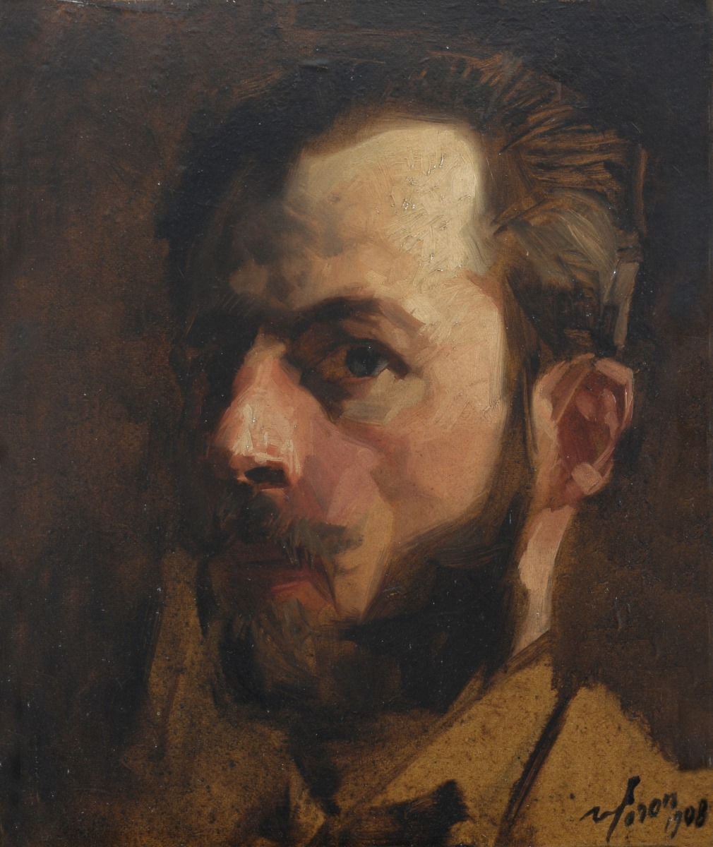 Autoportrait, Maurice Joron, 1908