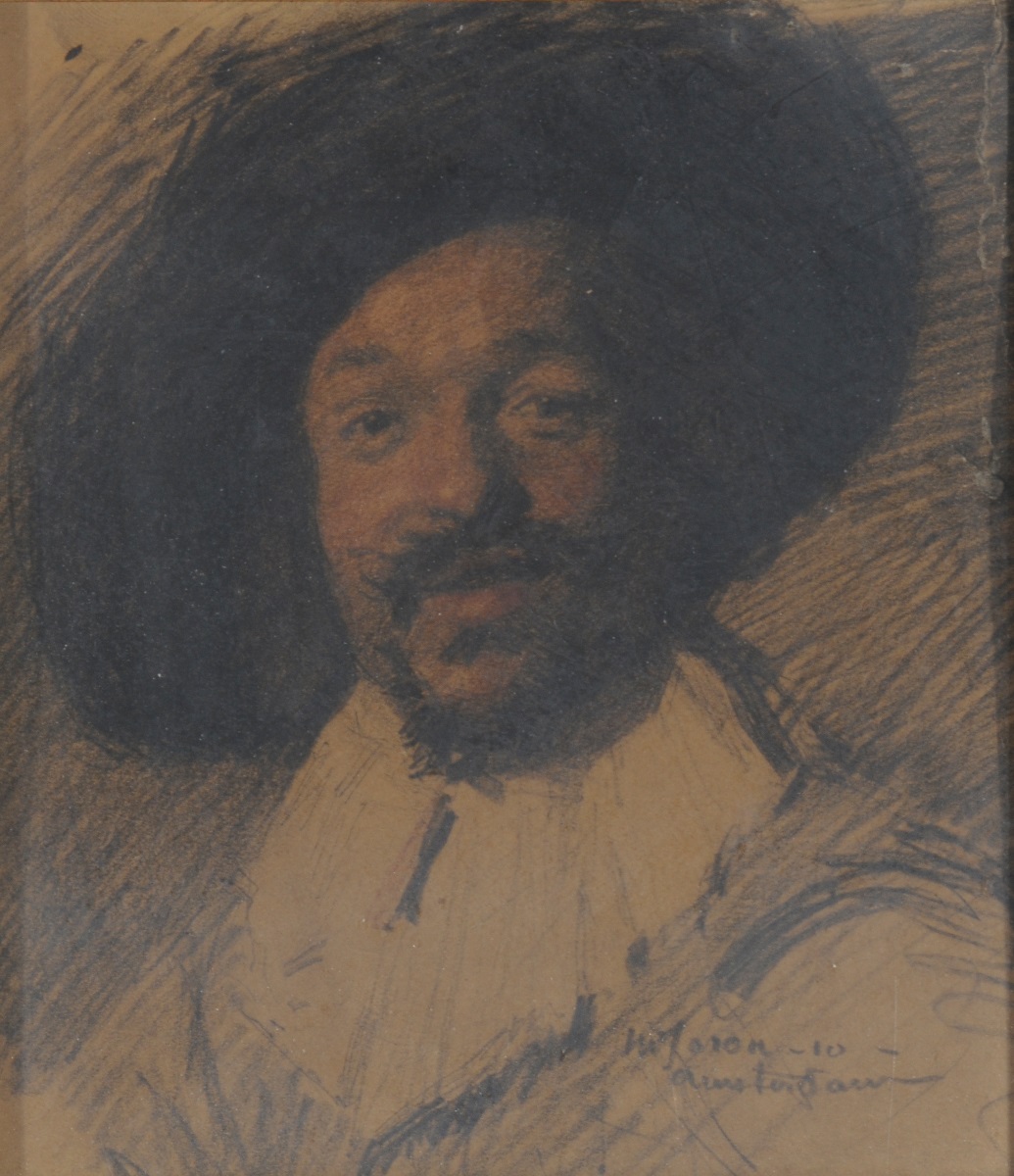 Copie du "Joyeux buveur" de Frans Hals, Maurice Joron, 1910