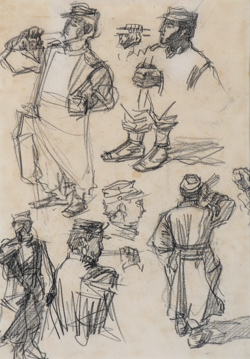 Etude de clairon, Maurice Joron, 1914