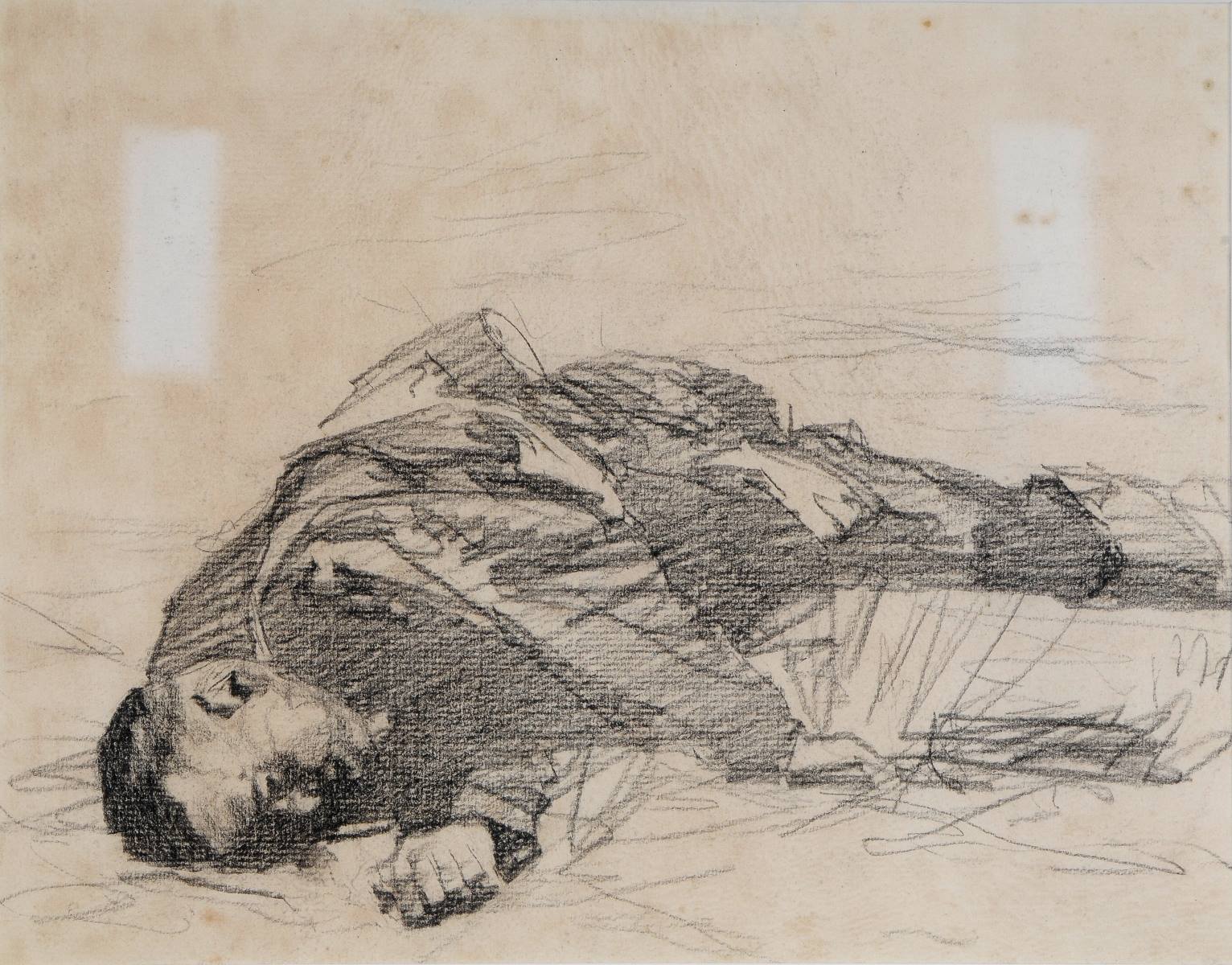 Soldat français mort, Maurice Joron, 1914