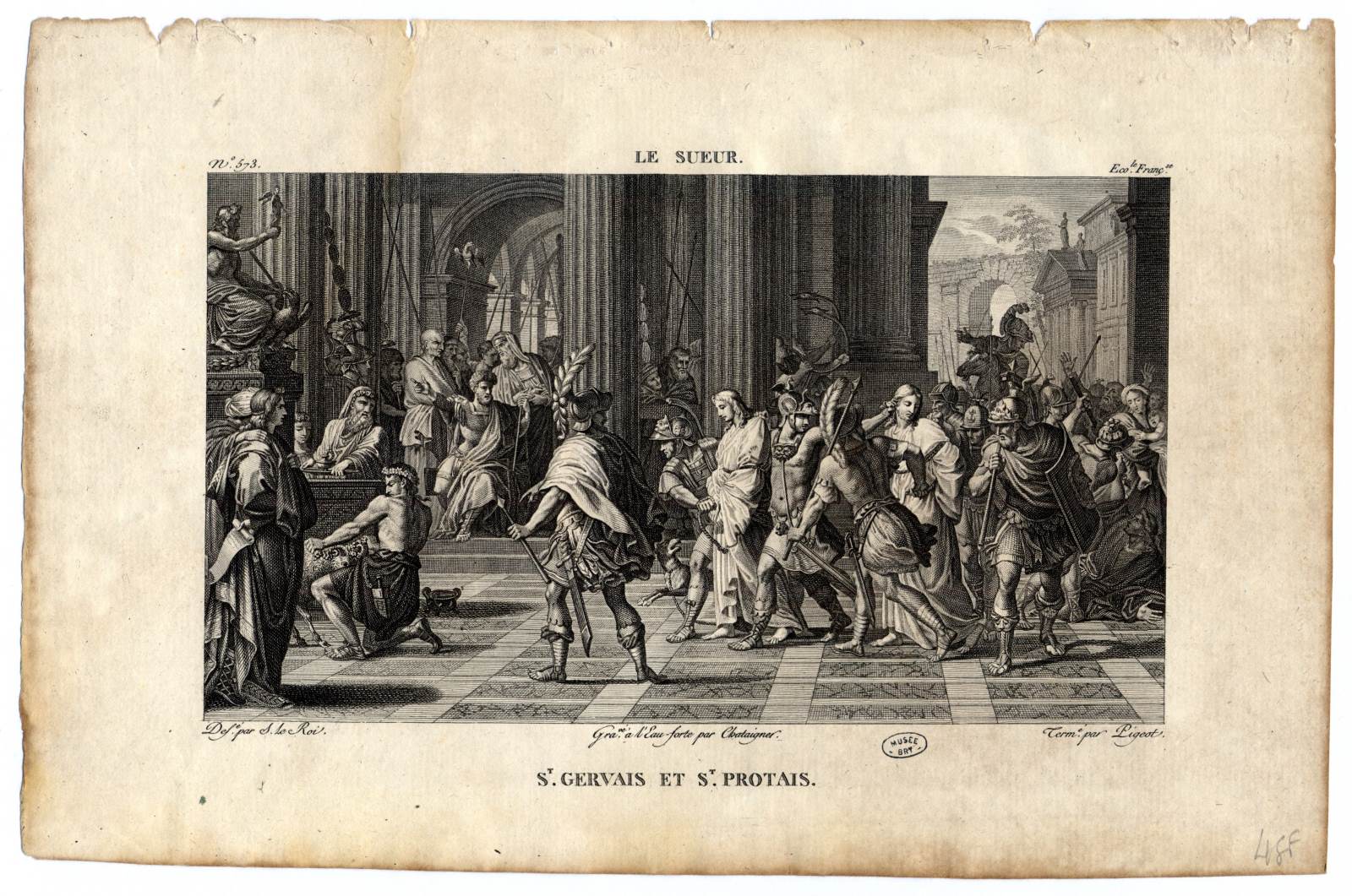 St Gervais et St Protais, Alexis Chataigner, 1812