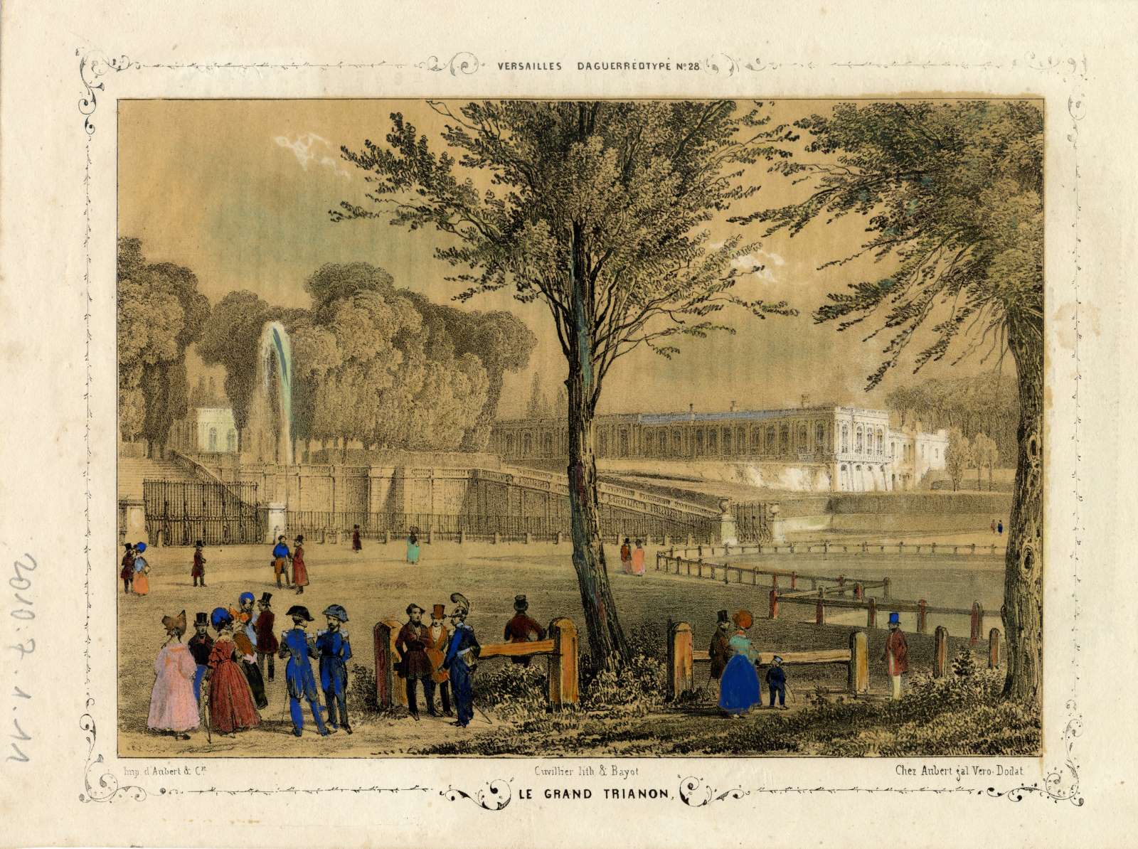 Le grand Trianon ; Paris et ses environs reproduits par le daguerréotype — Adrien Cuvillier