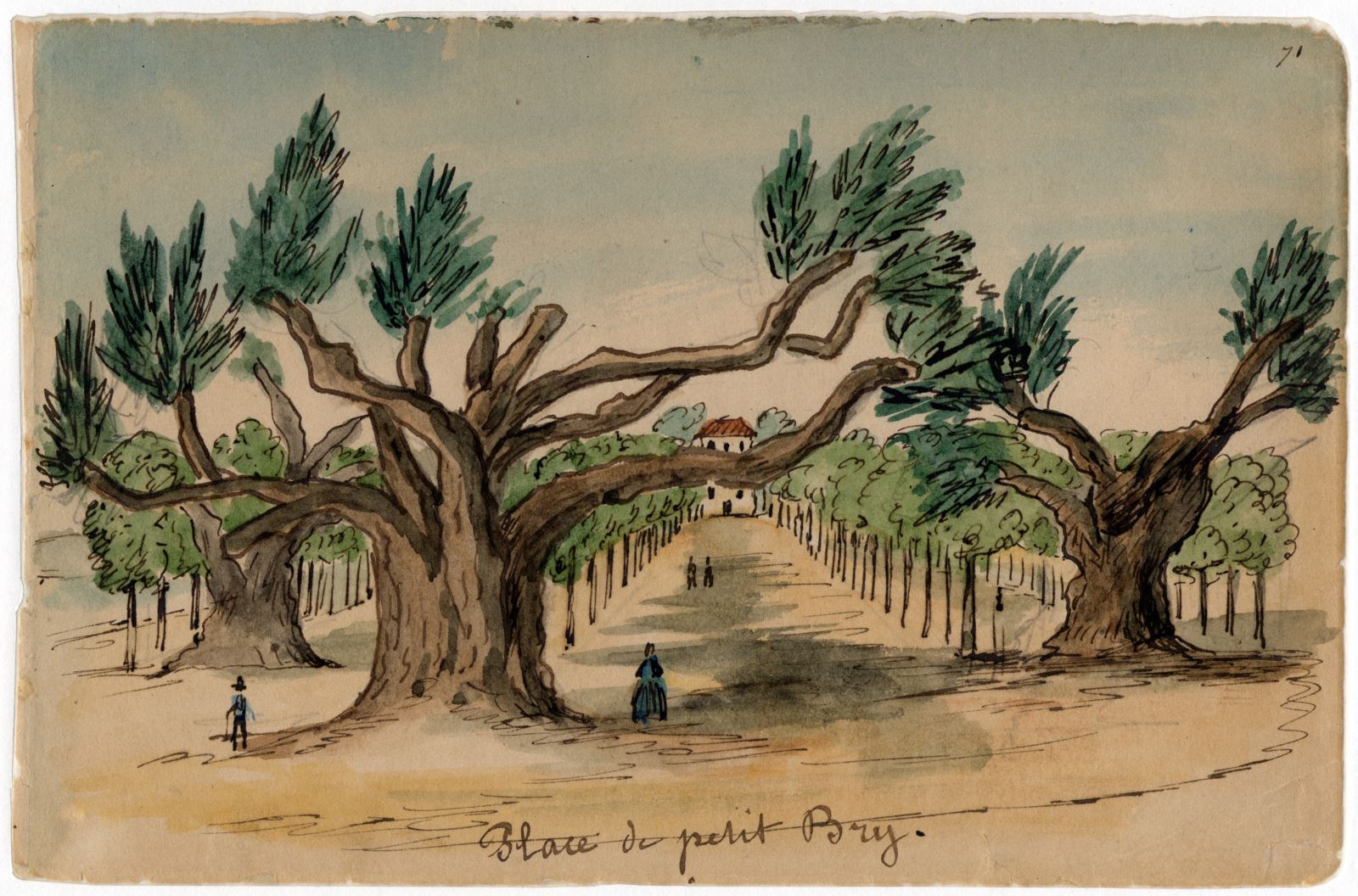 Place de petit Bry, Albert Capaul, 4e quart 19e siècle