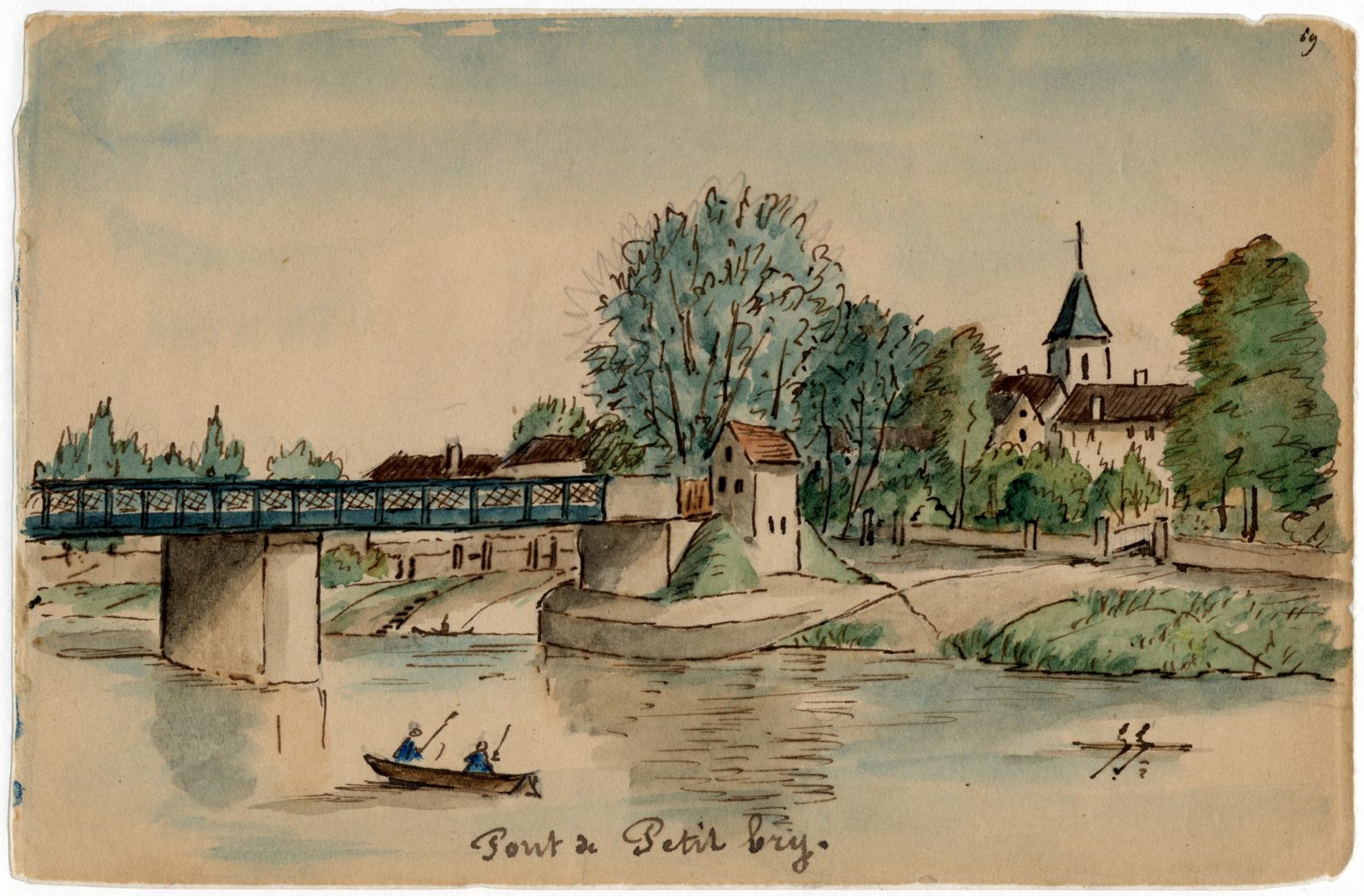 Pont de Petit Bry, Albert Capaul, 4e quart 19e siècle