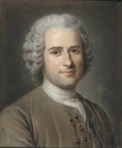 Portrait de Rousseau, Guillaume Voiriot, 2e moitié 18e siècle