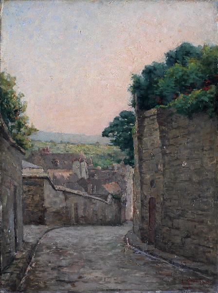 Le Grand Godet et la rue du Champ Loisel, Alphonse Charles Masson, 1896