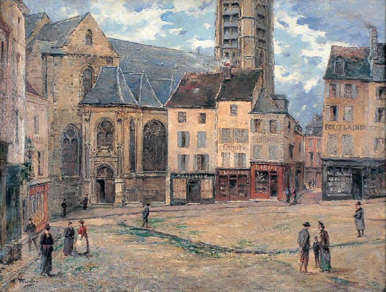 Pontoise, place du Grand Martroy_0