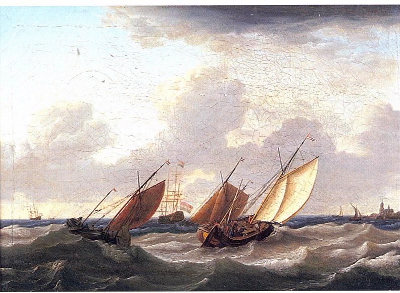 Marine, Martinus Schouman, 17e siècle