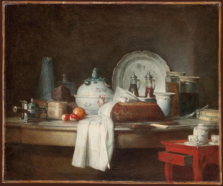 La table d'office ; Les apprêts d'un déjeuner (autre titre) — Jean-Baptiste-Siméon Chardin