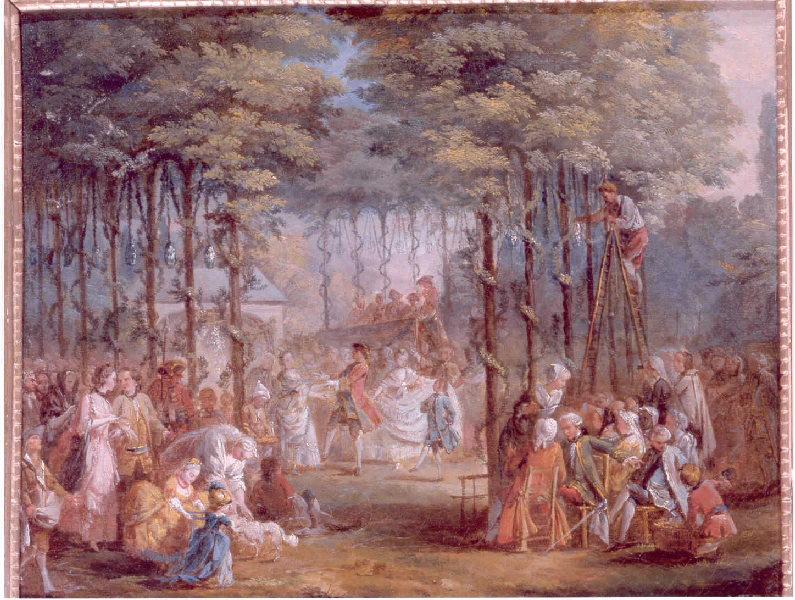 Le bal à Saint-Cloud, Etienne de Lavallee-Poussin, 2e moitié 18e siècle