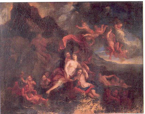 Le triomphe de Galathée, Antoine Coypel, 18e siècle